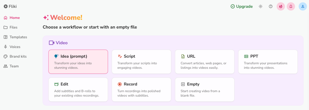 Create Videos with Fliki