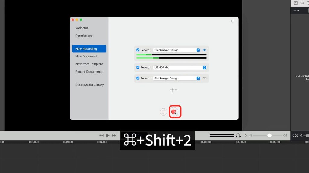 Stop Screen Recording with ScreenFlow